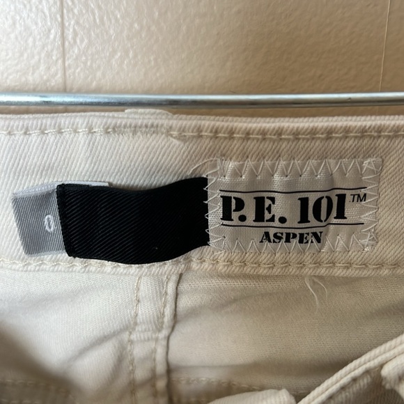 Kut From The Kloth Meg Fab Ab Wide Leg Jeans High Rise Sequin Hearts Off White 0 - Picture 4 of 8